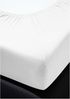 Irisette Frottier-Stretch Betttuch Orion 0009 weiss 120x200 cm 9-10 weiss Bild 4