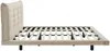 Vente-unique - NISATIO Bett Stoff Beige - B 218 cm x H 107 cm x L 166 cm Bild 5