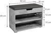 Schuhbank Rolfe Beton 60 x 45 cm Vicco Bild 3