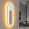Nettlife LED Wandleuchte LED Wandleuchte Treppenhaus 12W 41cm 3000K, LED fest integriert, Warmweiß Bild 5
