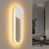 Nettlife LED Wandleuchte LED Wandleuchte Treppenhaus 12W 41cm 3000K, LED fest integriert, Warmweiß Bild 4