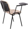 CLP 4er Set Stuhl Ken mit Klapptisch Stoff-Bezug,creme Bild 5