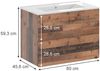 Waschbeckenunterschrank Izan Oldstyle 2-teilig Vicco Bild 2
