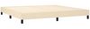 Boxspringbett mit Matratze Stoff Creme 200x200 cm, Härtegrad: H2 [3126114] Bild 4