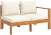 vidaXL 10-tlg. Garten-Sofagarnitur mit Kissen Massivholz Akazie 3214855 Bild 4