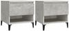 vidaXL Beistelltische 2 Stk. Betongrau 50x46x50 cm Holzwerkstoff 819557 Bild 2