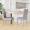 vidaXL Esszimmerstuhl 2 pcs Kubu-Rattan und Massivholz aus Mahagoni 42012419 Bild 3