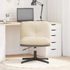 vidaXL Bürostuhl Drehbar Creme Stoff 4105391 Bild 3