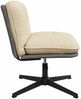 vidaXL Bürostuhl Drehbar Creme Stoff 4105391 Bild 5