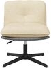 vidaXL Bürostuhl Drehbar Creme Stoff 4105391 Bild 4