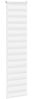 vidaXL Doppelrollo Weiß 65x230 cm Stoffbreite 60,9 cm Polyester 4014800 Bild 3