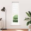 vidaXL Doppelrollo Weiß 65x230 cm Stoffbreite 60,9 cm Polyester 4014800 Bild 2