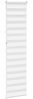 vidaXL Doppelrollo Weiß 65x230 cm Stoffbreite 60,9 cm Polyester 4014800 Bild 4
