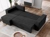 NACANAPA Ecksofa DOMINO, Kleine Ecksofa mit Schlaffunktion und zwei Bettkasten, Liegefläche 140x200 cm, Universelle Ecklösung, 2 Bettzeugcontainer, große Liegefläche 140x200 cm Bild 3
