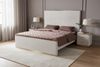 Livin Hill Stilig ST890K Polsterbett 180cm, Öko-Leder, Holz, MDF, Edelstahl, 138 x 210 x 186 cm Bild 5