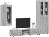 vidaXL TV-Schrankset mit Tür FLORIN 3 pcs Graues Sonoma Holzwerkstoff 3397970 Bild 3
