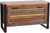 Schuhschrank Fiume 85 x 35 x 50 cm Altholz Bild 3