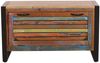 Schuhschrank Fiume 85 x 35 x 50 cm Altholz Bild 5