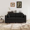 2-Sitzer Sofa B 172 x T 75 x H 82 cm aus Chenille mit USB und Stauraum Bild 3