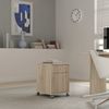 Rollcontainer >Tempra 2< Schublade, Tür, Sonoma Eiche - 38,6x54,1x42cm (BxHxT) Bild 2