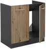 Spülenunterschrank R-Line Artisan-Eiche 80 cm , AP Eiche Vicco Bild 4