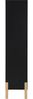 Regal aus MDF 72,5 x 154 x 35,5 cm Schwarz Bild 3