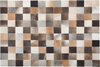 Teppich Kuhfell braun-beige-grau 160x230 cm Patchwork SOKE Bild 4