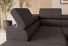 Couch Zento L Form in Samtstoff - Samtstoff - braun - Links Bild 5