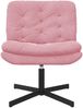 vidaXL Drehender Entspannungsstuhl Rosa 63 x 75 x 76 cm Samt 42007363 Bild 2