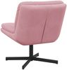vidaXL Drehender Entspannungsstuhl Rosa 63 x 75 x 76 cm Samt 42007363 Bild 4