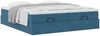 vidaXL Ottoman-Bett mit Matratzen Dunkelblau 200x200 cm Samt 3311271 Bild 5