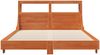vidaXL Massivholzbett ohne Matratze Wachsbraun 150x200 cm Kiefernholz 3306419 Bild 4