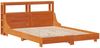 vidaXL Massivholzbett ohne Matratze Wachsbraun 150x200 cm Kiefernholz 3306419 Bild 3