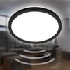Briloner LED Deckenlampe Move 16W Ø 24 cm schwarz Bewegungssensor neutralweiß Bild 4