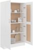 vidaXL Bücherschrank Weiß 82,5x30,5x150 cm Holzwerkstoff 802723 Bild 4