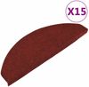 vidaXL Stufenmatten Selbstklebend 15 Stk. 65x22,5x3,5 cm Rot 136398 Bild 2