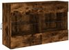 vidaXL TV-Wandschrank mit LED-Leuchten Räuchereiche 98,5x30x60,5 cm 837110 Bild 3