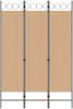 vidaXL 3-teiliger Raumteiler Beige 120 x 180 cm Stoff 42039189 Bild 3
