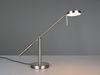 Moderne LED Schreibtischlampe MONZA dimmbar mit Schwenkarm, Silber Höhe 52cm Bild 5