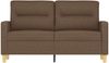 vidaXL 2-Sitzer-Sofa Braun 120 cm Stoff 359230 Bild 3