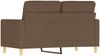 vidaXL 2-Sitzer-Sofa Braun 120 cm Stoff 359230 Bild 5