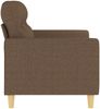 vidaXL 2-Sitzer-Sofa Braun 120 cm Stoff 359230 Bild 4