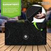 tillvex® Granit Sonnenschirmständer mit Transportgriff Schwarz - 27 kg Rechteckig | Schirmständer Sonnenschirm mit Edelstahlrohr | Balkonschirmständer für Schirmstöcke 16-48 mm & 300 cm Schirmdurchmesser Bild 4