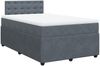 vidaXL Boxspringbett mit Matratze Dunkelgrau 120x190 cm Samt 3289999 Bild 3