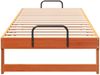 vidaXL Bettrahmen Braun 90 x 210 cm Massives Kiefernholz 873162 Bild 5