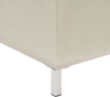 Ottomane Polsterbezug beige OSLO Bild 5
