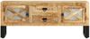 vidaXL TV-Schrank 110 x 30 x 45 cm Raues Mangoholz [328276] Bild 2