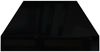 vidaXL Schweberegal Hochglanz-Schwarz 60x23,5x3,8 cm MDF 323769 Bild 5