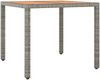 vidaXL 3-tlg. Bistro-Set mit Kissen Grau Poly Rattan 3276843 Bild 4