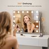 Dripex Schminkspiegel Hollywood Spiegel mit 12/14/15 LED, 3 Lichtfarben Dimmfunktion Bild 4
